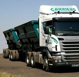 Off road and haulage truck on truck tyre size 315 80 r22.5