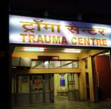 An image showing Facade of trauma centre in Karnal