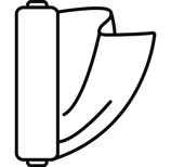 a black and white picture of a bookcase