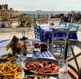 port of pireaus 2025, lunch time feast, seafood