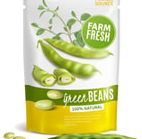 Preserved natural green beans plastic package valuable protein source healthy food