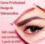 olho feminino com sobrancelha