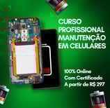 telefone celular desmontado