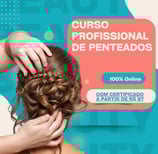 cabeça de mulher com penteado
