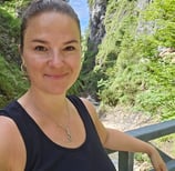 Laura Niepold in der Wimbach-Klamm