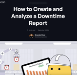 Example of an article - How to Create a Downtime Report (Evocon)