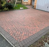 a clean malvern driveway that has just been pressure washed