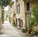 Small streets of Gordes village Provence
