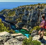 hiking in Cassis calanques view from the top