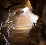 Grotto Saint Cézaire lights and exploration