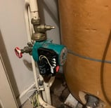 boiler installed by axm plumbing at a hereford home