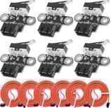 DKARDU 6 pcs 3D Printer Switch Mechanical Limit Switch Module 3D Printer Part Accessories Horizontal