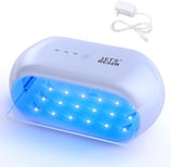 LET'S RESIN UV Light Advanced,Two-Sided Longer time Setting(2m,3m,5m) UV Resin Light with 36 LED Bea