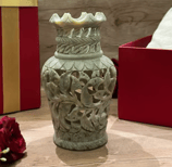 handcrafted vase