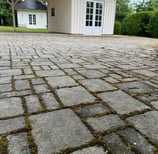 des pavées non traitée