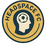 a soccer ball with a head in the middle of the head