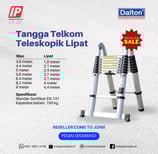 Tangga Teleskopik Double Dalton 10M