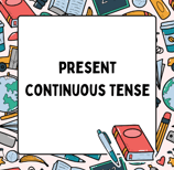 Present continuous worksheets and exercises