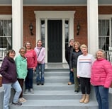 travel group photo at Belmont 1857 in Wayside, Mississippi