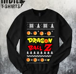 sueter navideño dragon ball indie tshirts