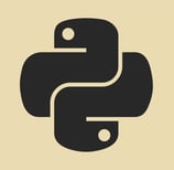 Python icon: popular programming language for data analysis, automation, and machine learning