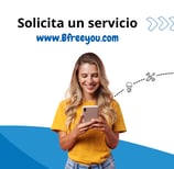 Cómo funciona Bfreeyou: conecta personas que buscan servicios locales con profesionales en su área. 