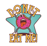 a donut with a donut on it