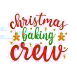 a christmas card with a gingerbread and gingerbreads