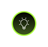 a light bulb