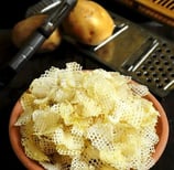 a bowl of potato chips and a potato chips