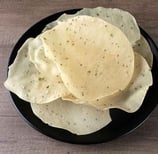 a plate of handmade rice papad