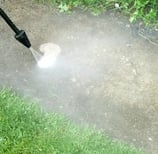 steine reinigen vorher nacher arbeit