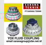 PT. Sarana Teknik menjual berbagai merek fluid coupling, termasuk Transfluid, Falk, KTR, Rexnord, Fl