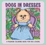 dogs in dresses coloring book