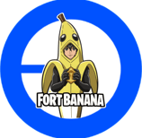 a cartoon character in a banana peeler