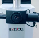 "Camera of a Micro Vickers hardness tester capturing precise indentation images for analysis."