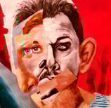Preparatory sketch for the painting - 'Identity Crisis' by Christine Gallagher