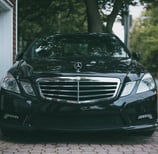 mercedes benz e300 on black premium tyres