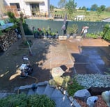 Nettoyage pavé béton (dallages)avant