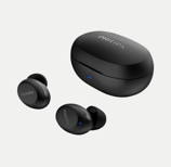 PHILIPS Fone de ouvido sem fio TWS bluetooth com microfone e energia para 18 horas totais na cor pre