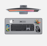 Mouse Pad Desk Mat Logitech Studio Series Multifuncional - Cinza