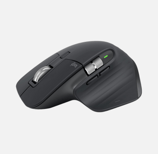 Mouse sem fio Logitech MX Master 3S com Sensor Darkfield , Conexão USB ou Bluetooth - Grafite