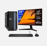 Computador Completo Intel Core i7 16GB SSD 480GB Monitor 19" 4 Núcleos Super Turbo Pc 