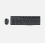 Combo Teclado e Mouse sem fio Logitech MK235 com Conexão USB