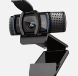 Webcam Full HD Logitech C920s com Microfone Embutido - Compatível com Logitech Capture