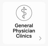 Find general physician clinics in karnal