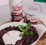 Arroz Negro com Burrata