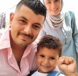 a man and woman posing for a picture