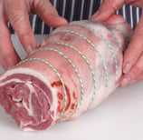 Raw rolled shoulder of hogget