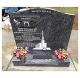 Standard headstone in Mangere Auckland NZ